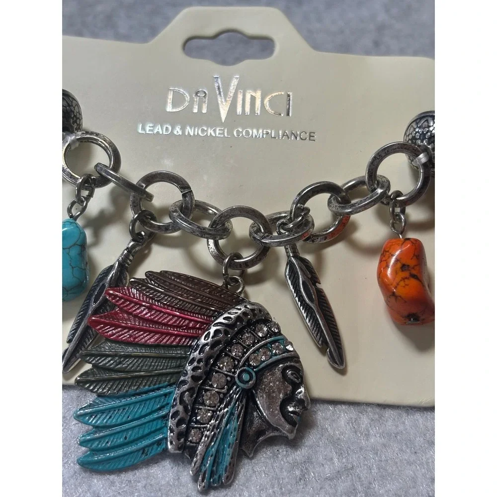 #8. Native American Chief Stretch Bracelet